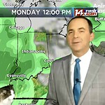 Cat Upstages Weatherman